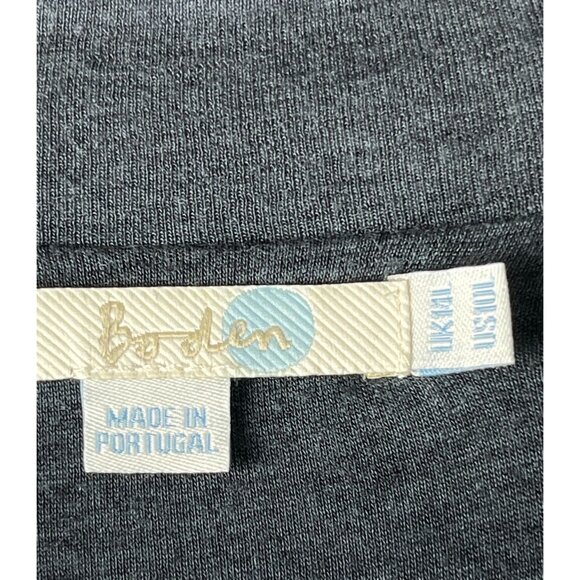 FALL Back to School Minimalist Luxury BODEN Grey Knit Maxi Dress, Women's 10L - Picture 15 of 16